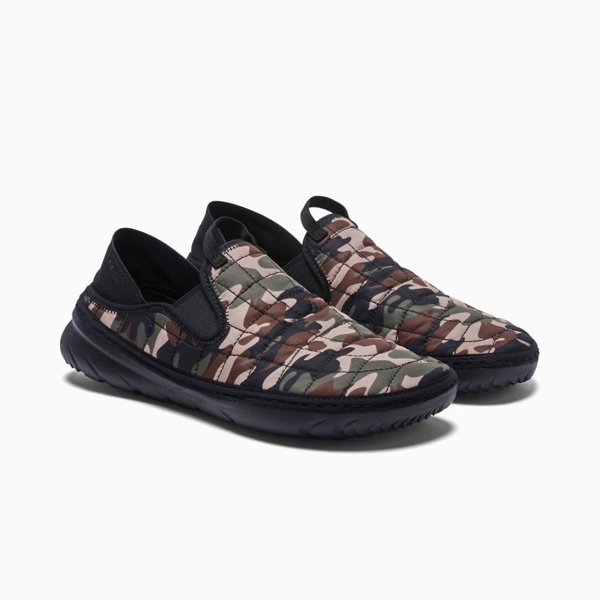 Chaussure Casual Merrell Hut Moc Camouflage Homme | P.K.QNMJ